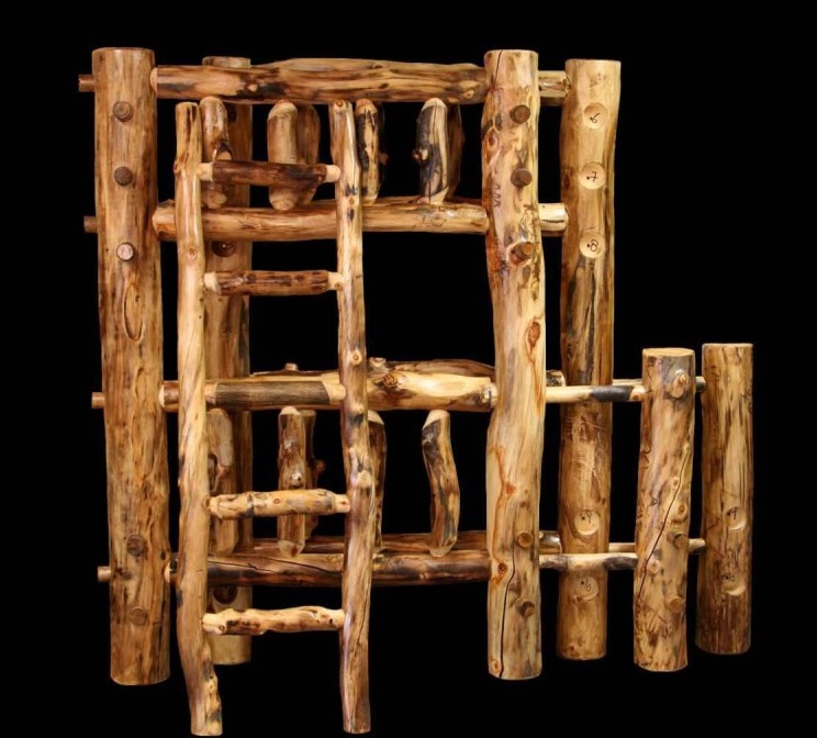 Bradley's Utah Log Furniture Rustic Aspen Log Bedroom Collection